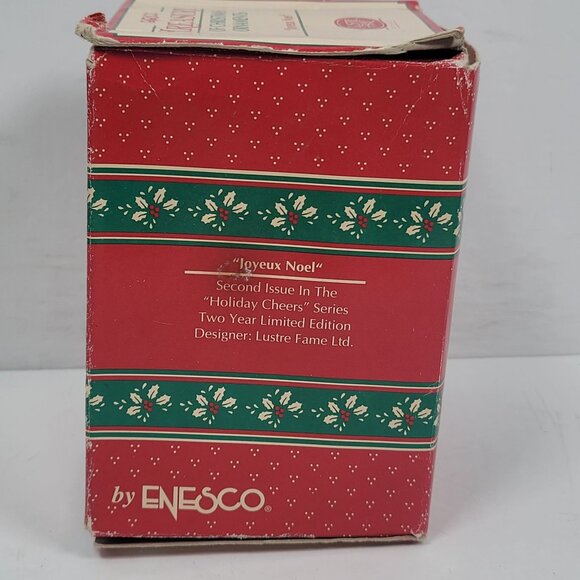 Enesco Treasury Of Christmas Ornaments "Joyeux Noel" Holiday Cheers - Picture 2 of 10